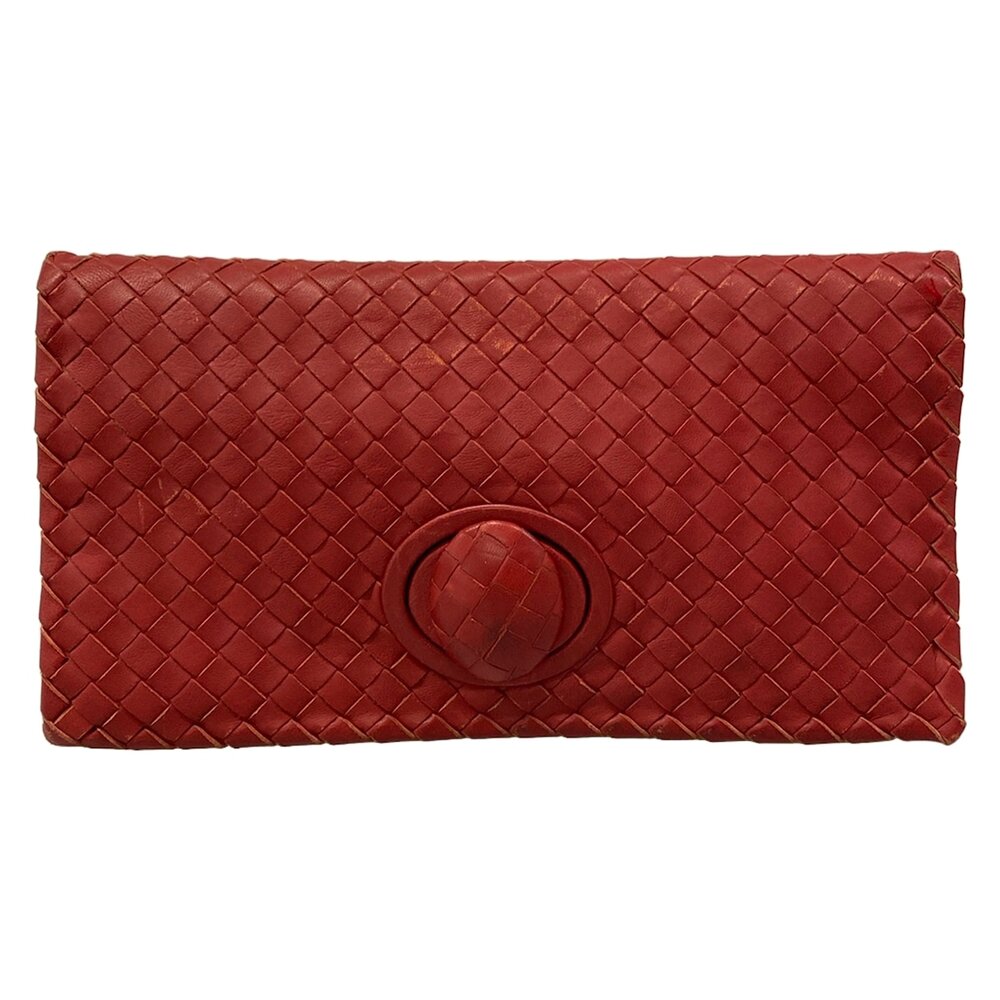 Bottega Veneta Intrecciato Clutch Bag